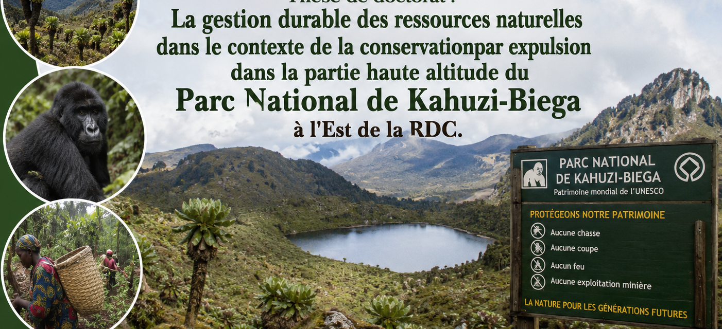 La gestion durable des ressources naturelles dans le contexte de la conservationpar expulsion dans la partie haute altitude du Parc National de Kahuzi-Biegaà l'Est de la RDC