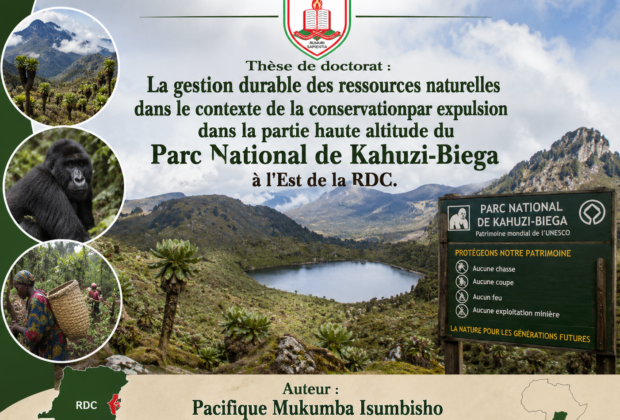 La gestion durable des ressources naturelles dans le contexte de la conservationpar expulsion dans la partie haute altitude du Parc National de Kahuzi-Biegaà l'Est de la RDC