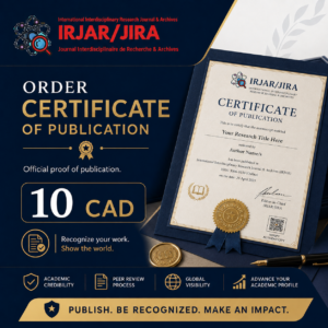Order Certificate of publication